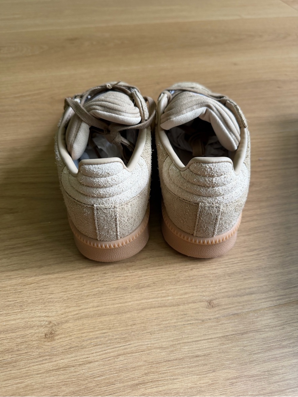 adidas Samba Suede Sneakers — Beige/Tan - Picture 7 of 10